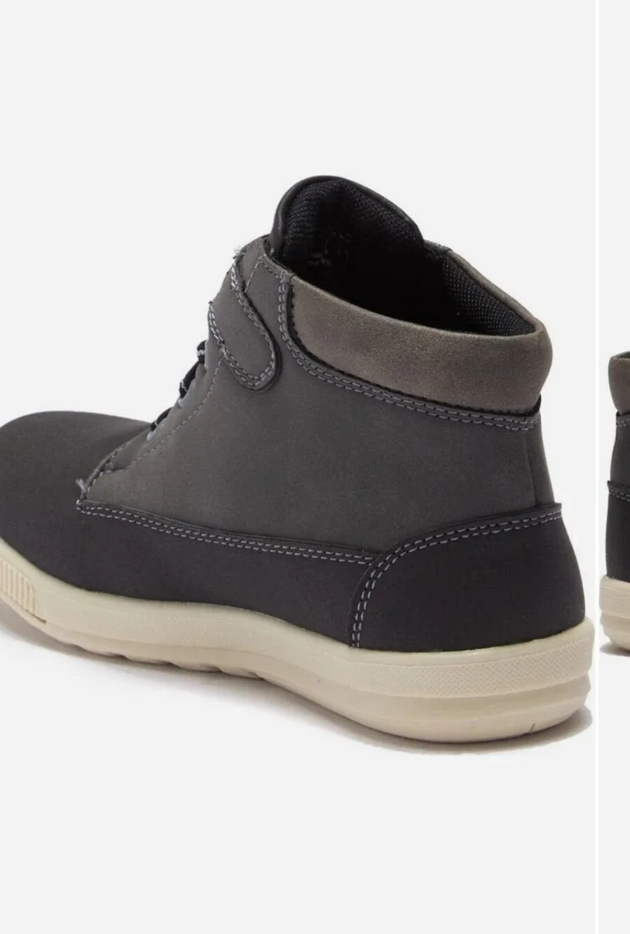 Deer Stags Kids' Gray High-Top Sneakers